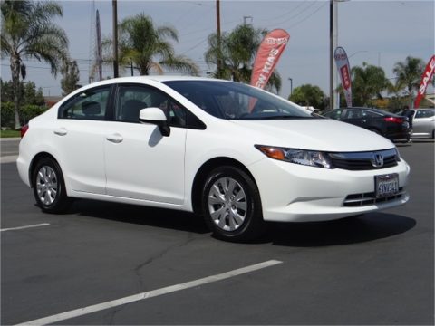 Taffeta White Honda Civic LX Sedan.  Click to enlarge.