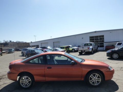 Sunburst Orange Chevrolet Cavalier Coupe.  Click to enlarge.