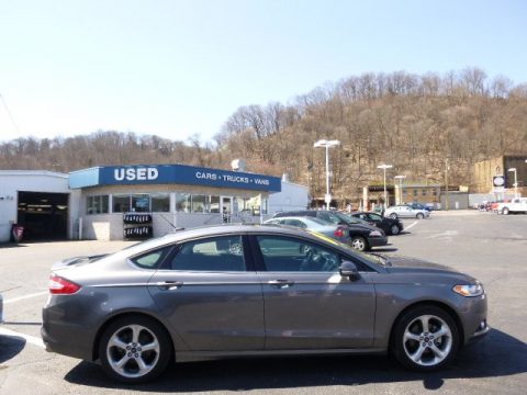 Sterling Gray Ford Fusion SE EcoBoost.  Click to enlarge.