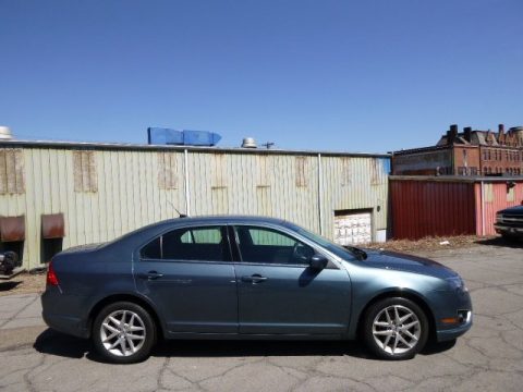 Steel Blue Metallic Ford Fusion SEL.  Click to enlarge.