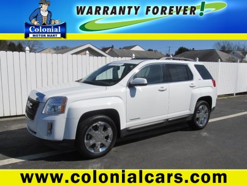 Olympic White GMC Terrain SLT AWD.  Click to enlarge.