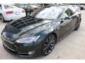  2013 Tesla Model S Green Metallic #3