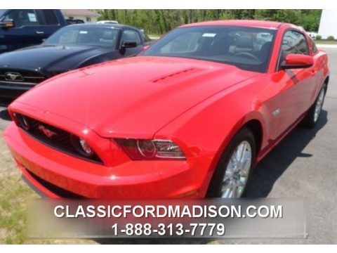 Race Red Ford Mustang GT Premium Coupe.  Click to enlarge.