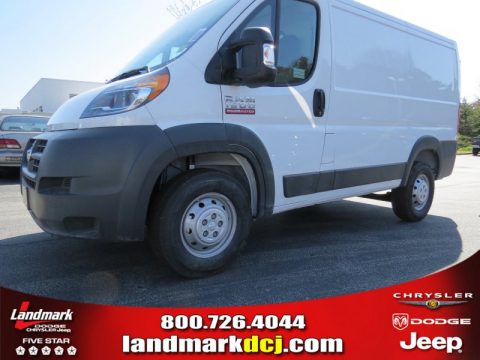 Bright White Ram ProMaster 1500 Cargo Low Roof.  Click to enlarge.
