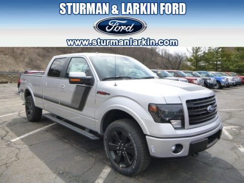 Ingot Silver Ford F150 FX4 SuperCrew 4x4.  Click to enlarge.