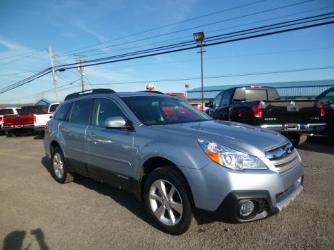Ice Silver Metallic Subaru Outback 2.5i Limited.  Click to enlarge.