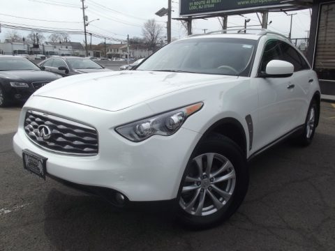 Moonlight White Infiniti FX 35 AWD.  Click to enlarge.