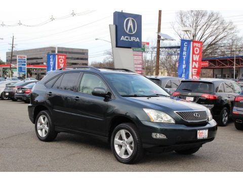 Black Forest Green Pearl Lexus RX 330 AWD.  Click to enlarge.