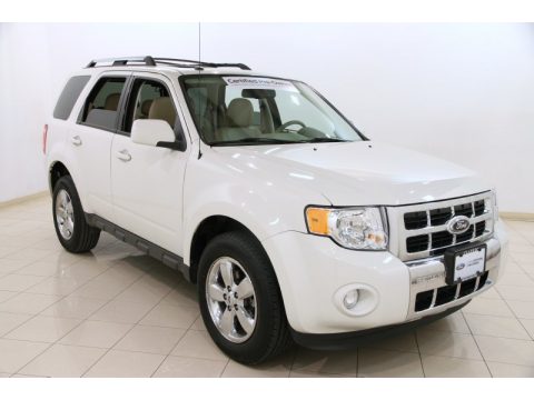 White Suede Ford Escape Limited 4WD.  Click to enlarge.
