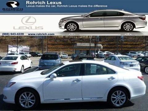 Starfire White Pearl Lexus ES 350.  Click to enlarge.