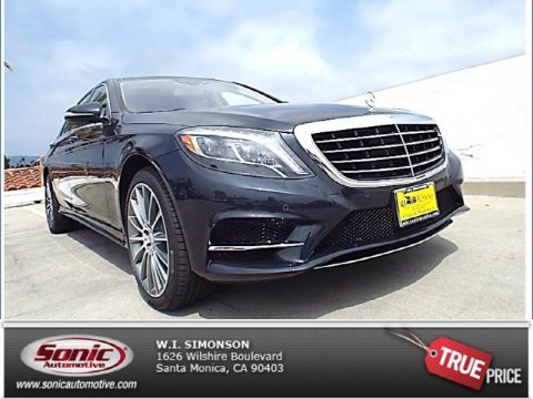 Anthracite Blue Metallic Mercedes-Benz S 550 Sedan.  Click to enlarge.