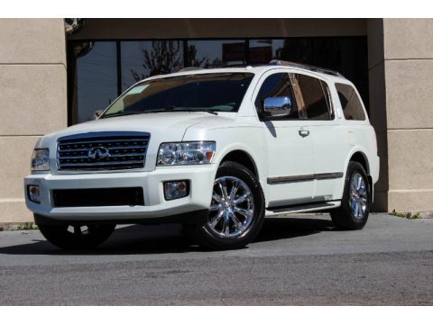 Tuscan Pearl White Infiniti QX 56.  Click to enlarge.
