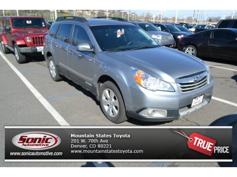 Steel Silver Metallic Subaru Outback 3.6R Limited Wagon.  Click to enlarge.