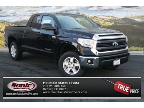 Black Toyota Tundra SR5 Double Cab 4x4.  Click to enlarge.