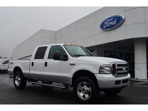 Oxford White Ford F250 Super Duty XLT Crew Cab 4x4.  Click to enlarge.