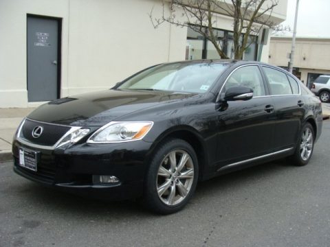 Obsidian Black Lexus GS 350 AWD.  Click to enlarge.