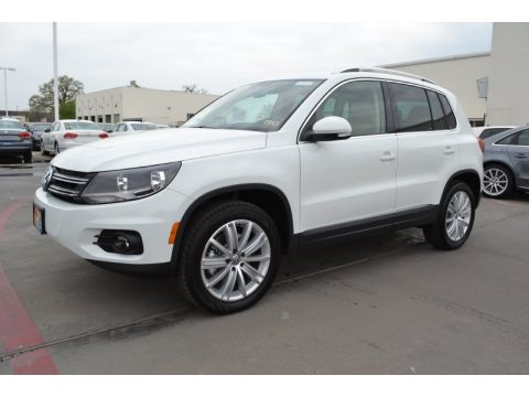 Candy White Volkswagen Tiguan SE.  Click to enlarge.