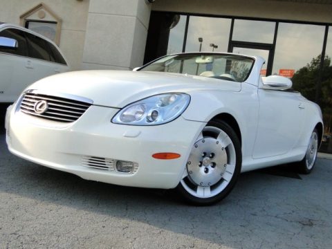 White Gold Crystal Lexus SC 430.  Click to enlarge.