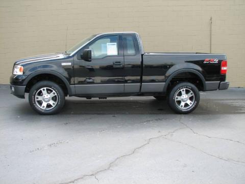 Black Ford F150 FX4 Regular Cab 4x4.  Click to enlarge.
