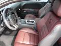  2014 Dodge Challenger Anniversary Dark Slate Gray/Molten Red Interior #8