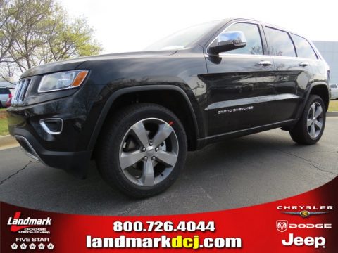 Brilliant Black Crystal Pearl Jeep Grand Cherokee Limited.  Click to enlarge.