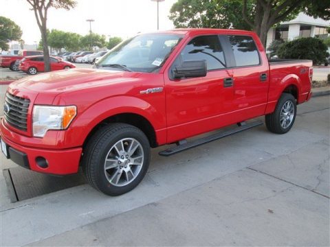 Race Red Ford F150 STX SuperCrew.  Click to enlarge.