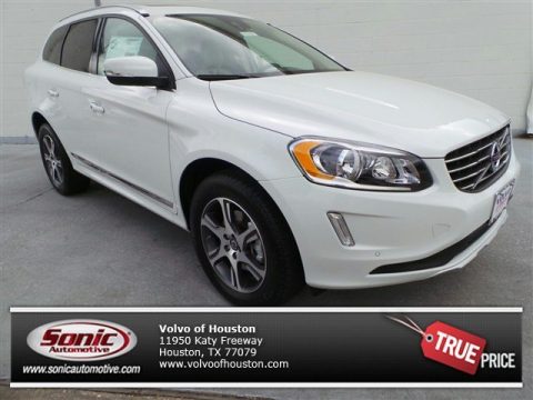 Ice White Volvo XC60 T6 AWD.  Click to enlarge.
