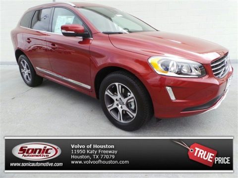 Flamenco Red Metallic Volvo XC60 T6 AWD.  Click to enlarge.