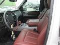  2014 Ford Expedition King Ranch Red (Chaparral) Interior #5