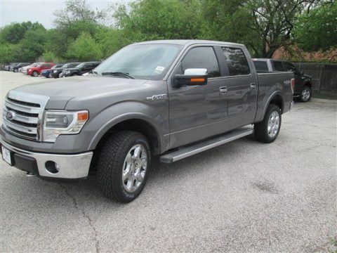 Sterling Grey Ford F150 Lariat SuperCrew 4x4.  Click to enlarge.