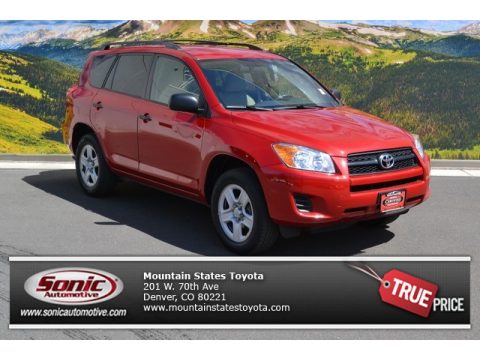 Barcelona Red Metallic Toyota RAV4 I4 4WD. Click to enlarge. Barcelona Red Metallic Toyota RAV4 I4 4WD. Click to enlarge.