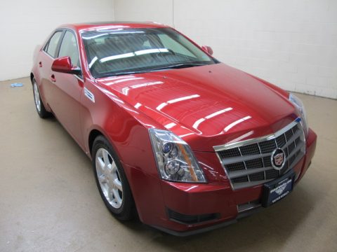 Crystal Red Cadillac CTS 4 AWD Sedan.  Click to enlarge.
