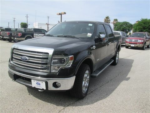 Tuxedo Black Ford F150 King Ranch SuperCrew 4x4.  Click to enlarge.