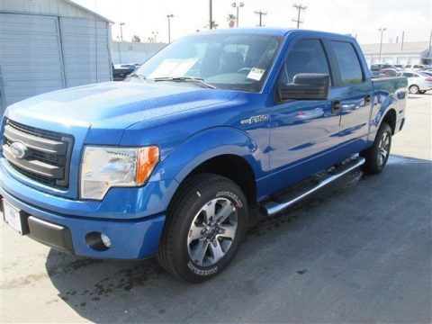 Blue Flame Ford F150 STX SuperCrew.  Click to enlarge.