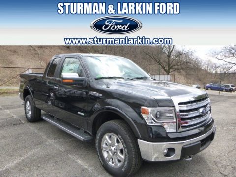 Tuxedo Black Ford F150 Lariat SuperCab 4x4.  Click to enlarge.