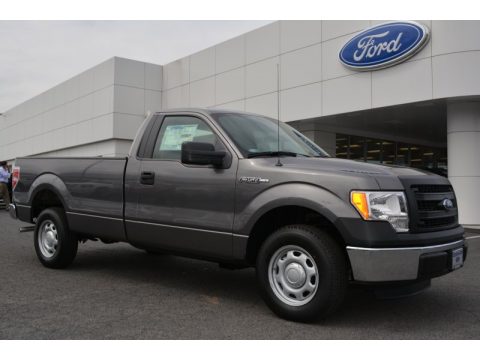 Sterling Grey Ford F150 XL Regular Cab.  Click to enlarge.