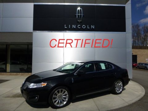 Tuxedo Black Metallic Lincoln MKS EcoBoost AWD.  Click to enlarge.