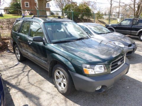 Woodland Green Pearl Subaru Forester 2.5 X.  Click to enlarge.