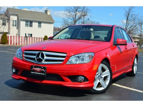 Mars Red Mercedes-Benz C 300 Sport 4Matic.  Click to enlarge.