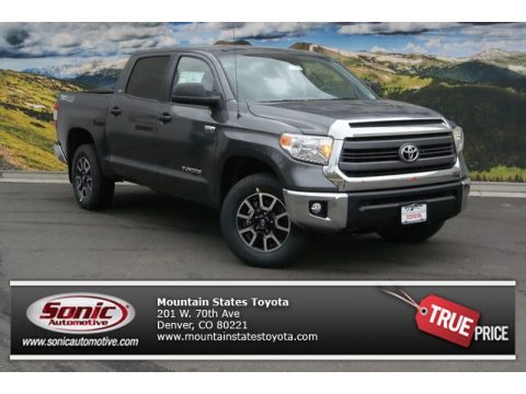Magnetic Gray Metallic Toyota Tundra SR5 TRD Crewmax 4x4.  Click to enlarge.
