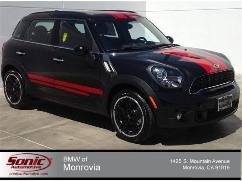 Absolute Black Metallic Mini Cooper S Countryman.  Click to enlarge.