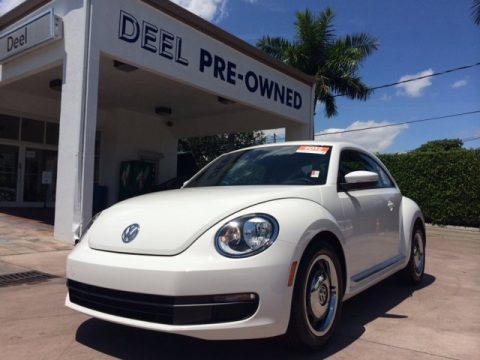 Candy White Volkswagen Beetle 2.5L.  Click to enlarge.