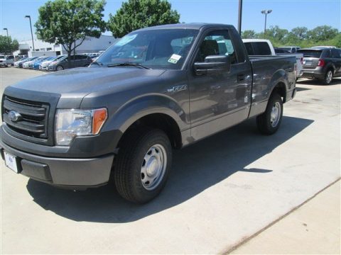 Sterling Grey Ford F150 XL Regular Cab.  Click to enlarge.