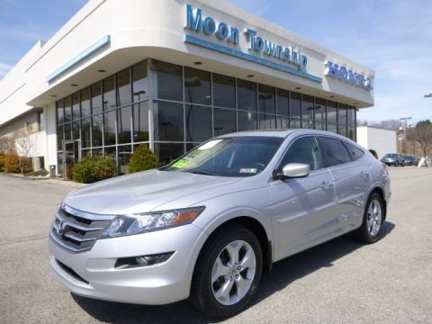 Alabaster Silver Metallic Honda Accord Crosstour EX-L 4WD.  Click to enlarge.