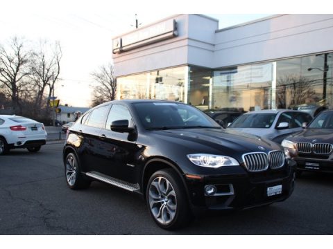 Jet Black BMW X6 xDrive50i.  Click to enlarge.