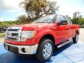 Front 3/4 View of 2014 Ford F150 XLT SuperCab #1