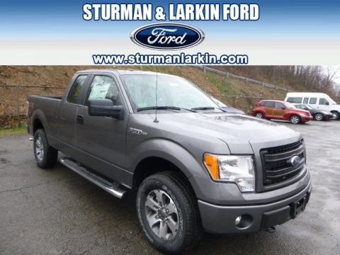 Sterling Grey Ford F150 STX SuperCab 4x4.  Click to enlarge.