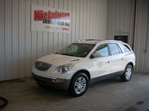 White Opal Buick Enclave FWD.  Click to enlarge.