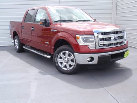 Ruby Red Ford F150 XLT SuperCrew.  Click to enlarge.