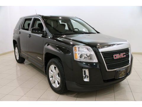 Carbon Black Metallic GMC Terrain SLE AWD.  Click to enlarge.